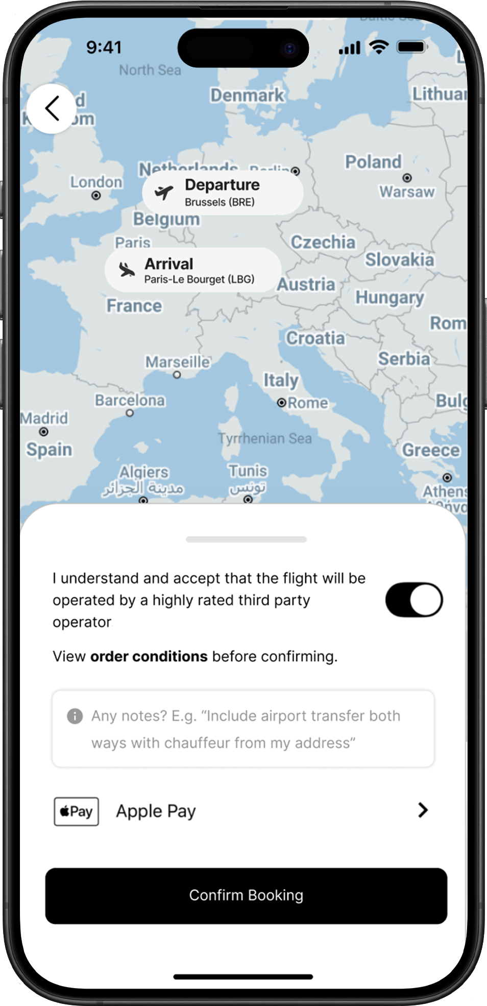 Add passenger information