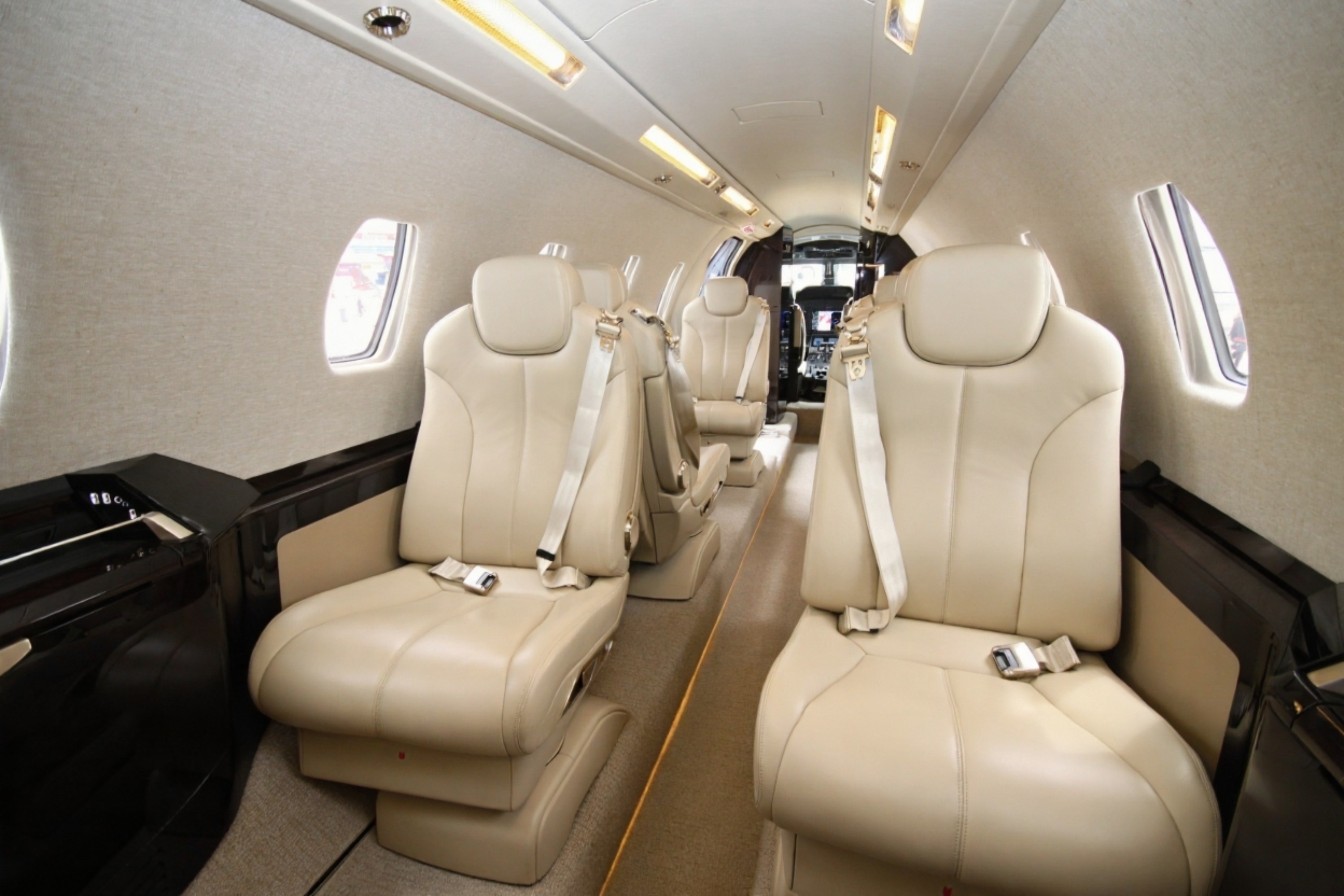 Super Midsize Jet Interior