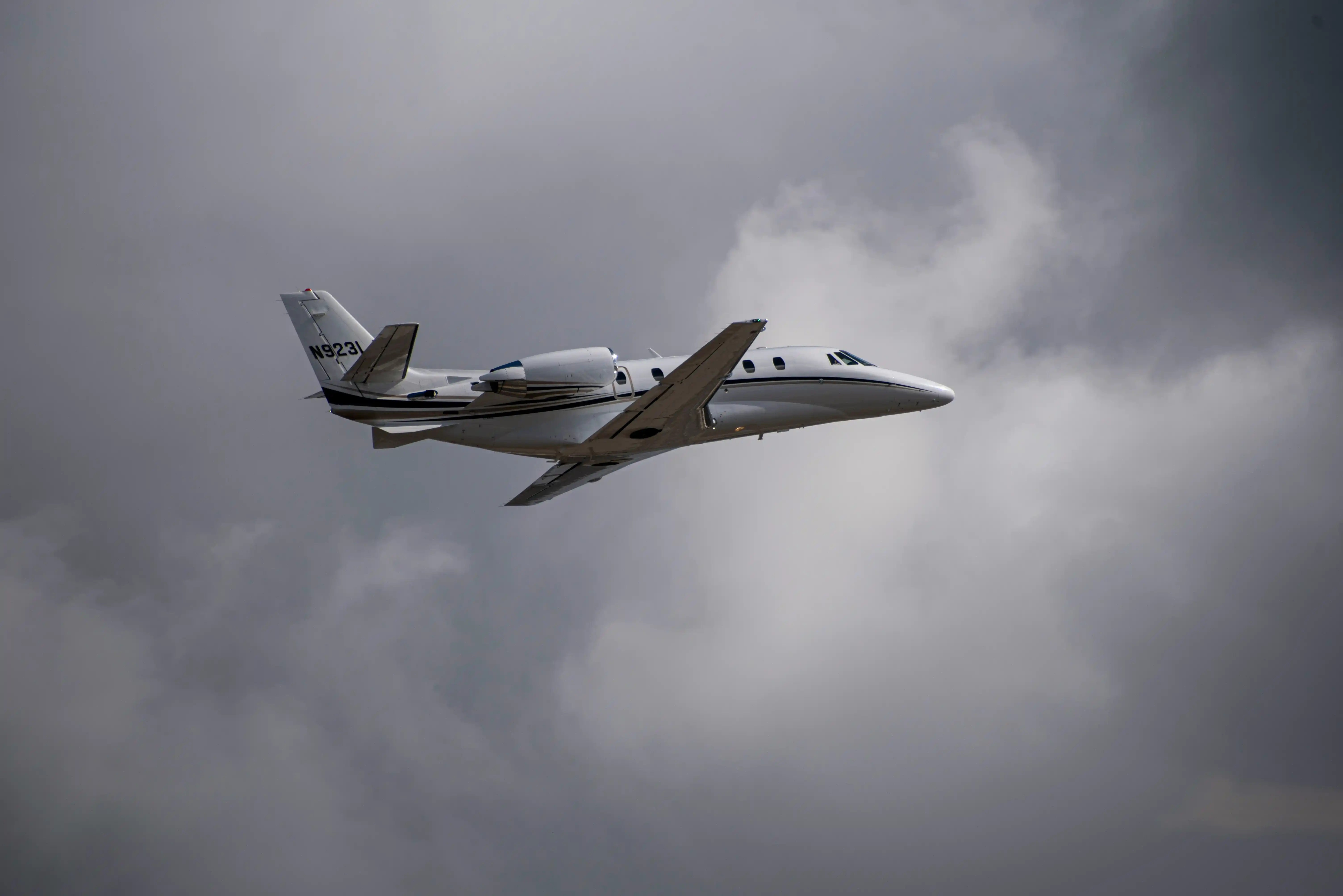 Private jet prepared for urgent departure